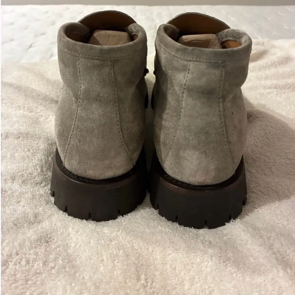 Rare 2024 model Women Suede Ankle Boots with Horsebit - Picture 4 of 7